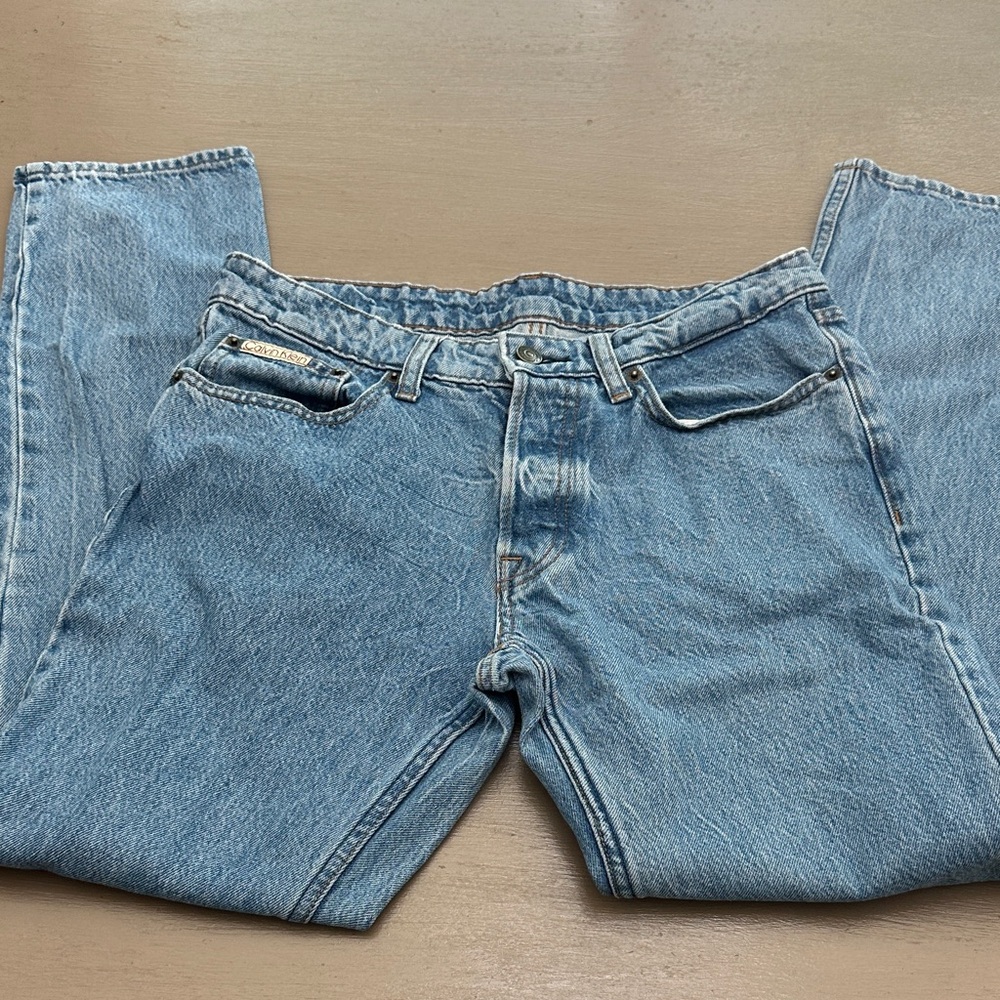 Calvin Klein Men’s Blue Denim Jeans Slim Fit 29x30